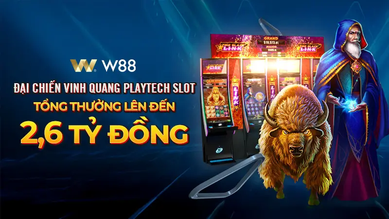 You are currently viewing ĐẠI CHIẾN VINH QUANG CÙNG PLAYTECH SLOT VỚI TỔNG GIẢI THƯỞNG ĐẾN 2,6 TỶ ĐỒNG
