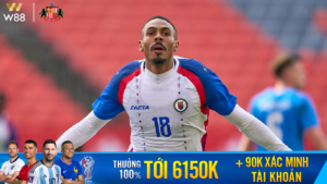 Read more about the article ISIDOR KHAI HỎA, GHI BÀN ĐẦU TIÊN TRONG MÀU ÁO HAITI