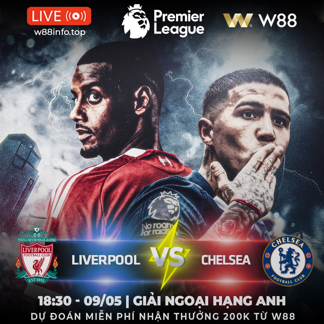 You are currently viewing [W88 – MINIGAME] LIVERPOOL – CHELSEA | THỬ THÁCH TẠI ANFIELD