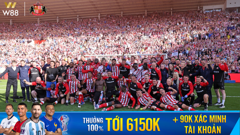 You are currently viewing SUNDERLAND LÀM NÊN KỲ TÍCH SAU 53 NĂM – CHÍNH THỨC GIÀNH VÉ DỰ EUROPA LEAGUE