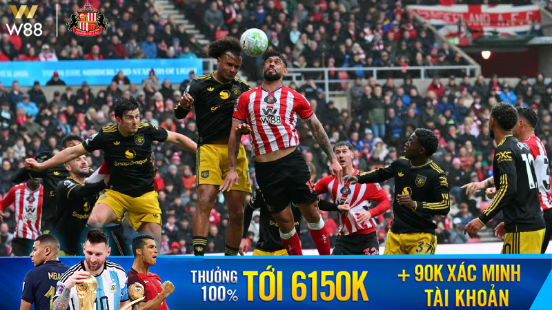 You are currently viewing SUNDERLAND NUỐI TIẾC DÙ CHƠI LẤN LƯỚT TRƯỚC MAN UTD
