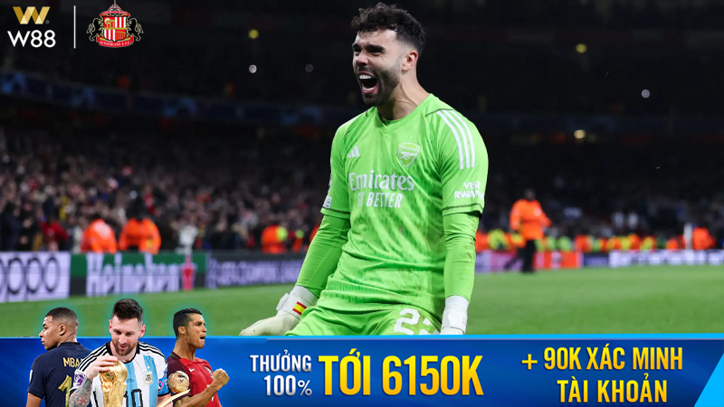 You are currently viewing DAVID RAYA: “GĂNG TAY VÀNG” XÂY CHẮC GIẤC MƠ CHAMPIONS LEAGUE CHO ARSENAL