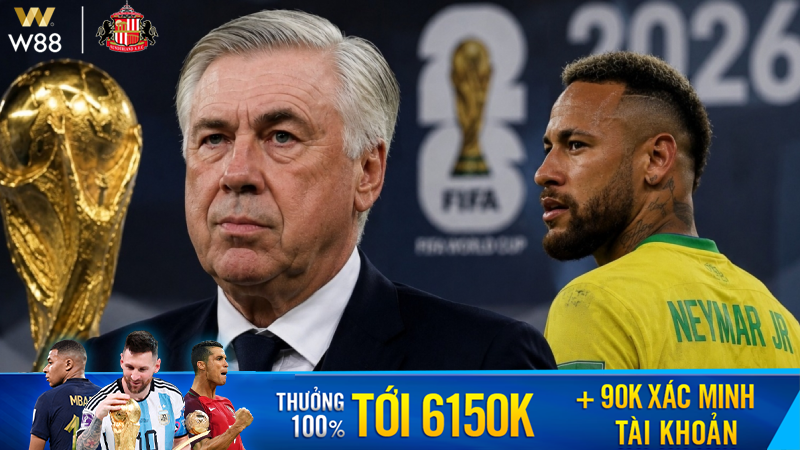 Read more about the article PHÁN QUYẾT CỦA CARLO ANCELOTTI: CÁNH CỬA WORLD CUP 2026 ĐÓNG HAY MỞ LÀ DO NEYMAR!