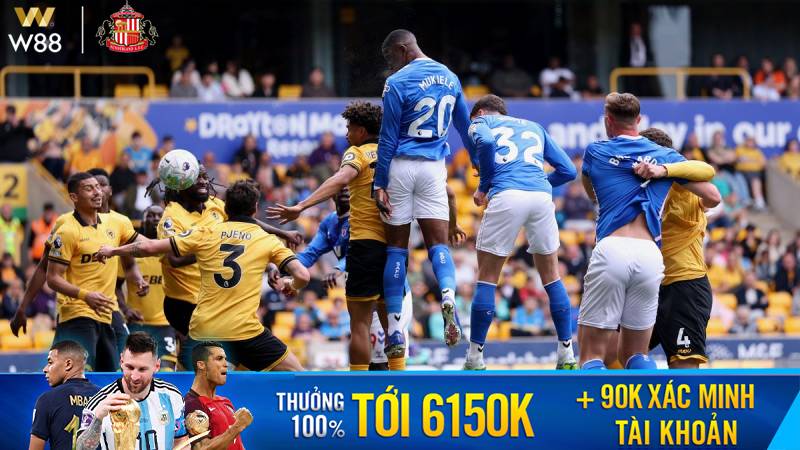 You are currently viewing CHƠI THIẾU NGƯỜI, SUNDERLAND VẪN CHIẾN ĐẤU GIÀNH 1 ĐIỂM QUÝ GIÁ TRƯỚC WOLVES