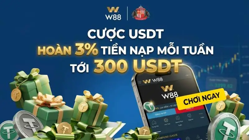 You are currently viewing CƯỢC USDT – THƯỞNG THÊM 3% TỔNG TIỀN GỬI MỖI TUẦN ĐẾN 300 USDT