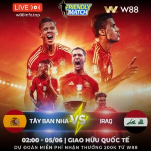 Read more about the article [W88 – MINIGAME] TÂY BAN NHA – IRAQ | KHẲNG ĐỊNH SỨC MẠNH