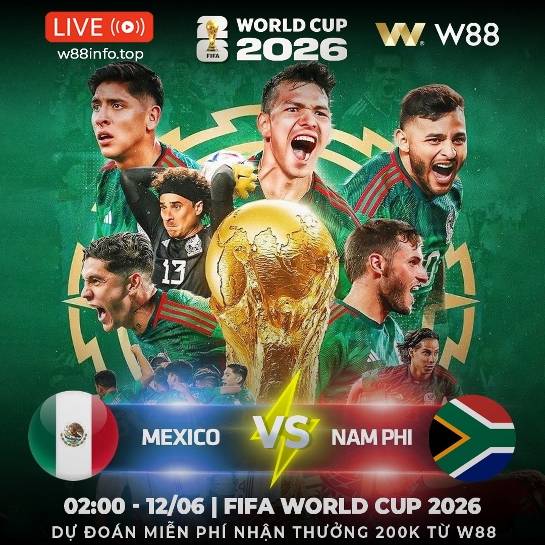 You are currently viewing [W88 – MINIGAME] MEXICO – NAM PHI | KHAI MẠC TƯNG BỪNG