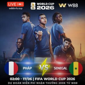 Read more about the article [W88 – MINIGAME] PHÁP – SENEGAL | GÀ TRỐNG CẤT TIẾNG GÁY