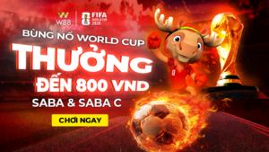 Read more about the article BÙNG NỔ WORLD CUP – CƯỢC VÀ NHẬN THƯỞNG ĐẾN 800 VND TẠI SABA & SABA C