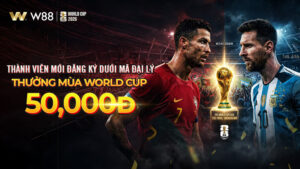 Read more about the article MỪNG WORLD CUP – TẶNG 50K CHO THÀNH VIÊN MỚI ĐĂNG KÝ DƯỚI MÃ ĐẠI LÝ