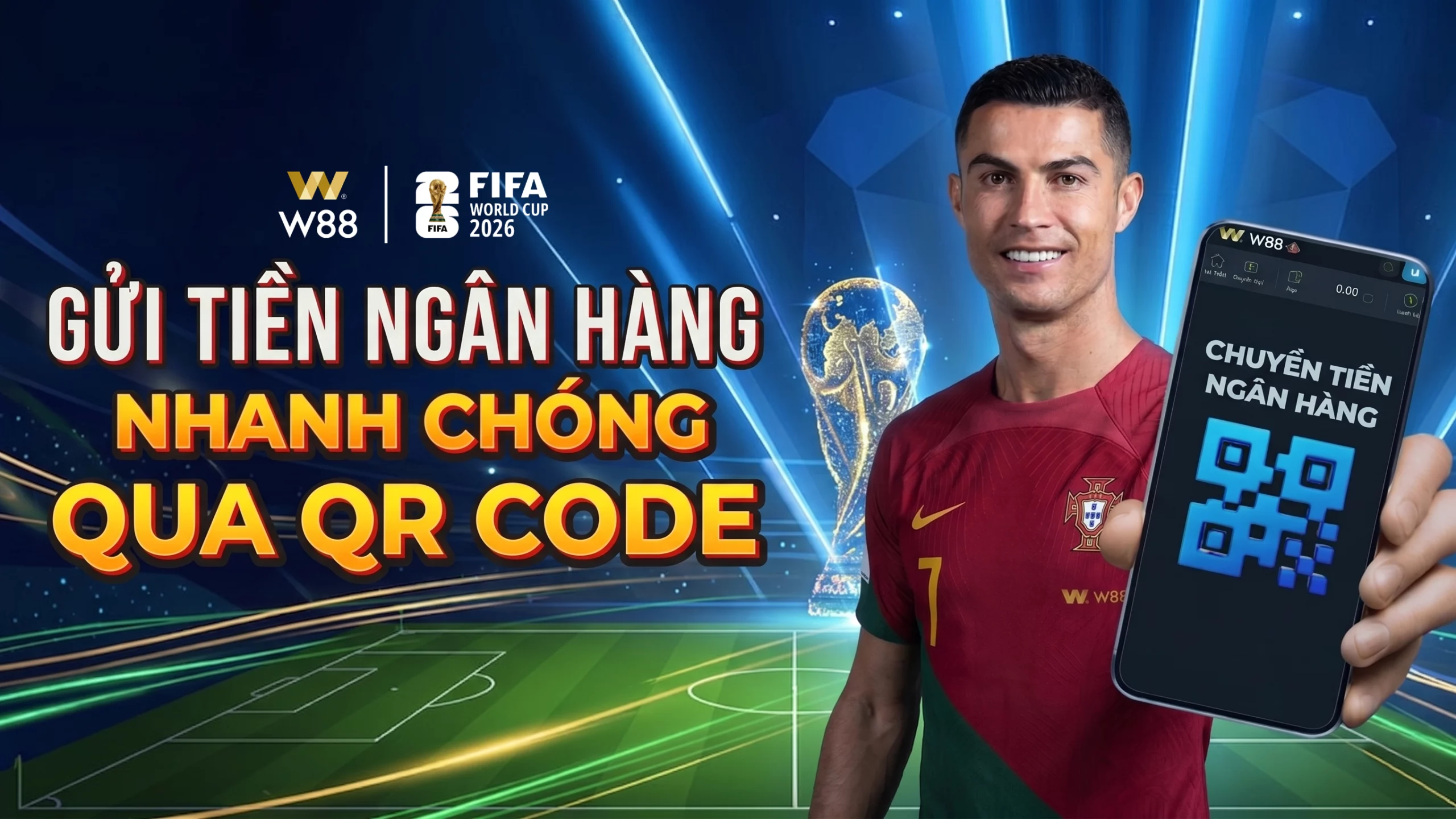 You are currently viewing HƯỚNG DẪN GỬI TIỀN NGÂN HÀNG NHANH CHÓNG QUA QR CODE TẠI W88