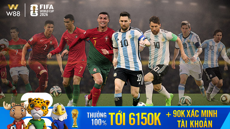 Read more about the article RONALDO VÀ MESSI HẸN GẶP NHAU ĐẠI CHIẾN TẠI TỨ KẾT WORLD CUP 2026