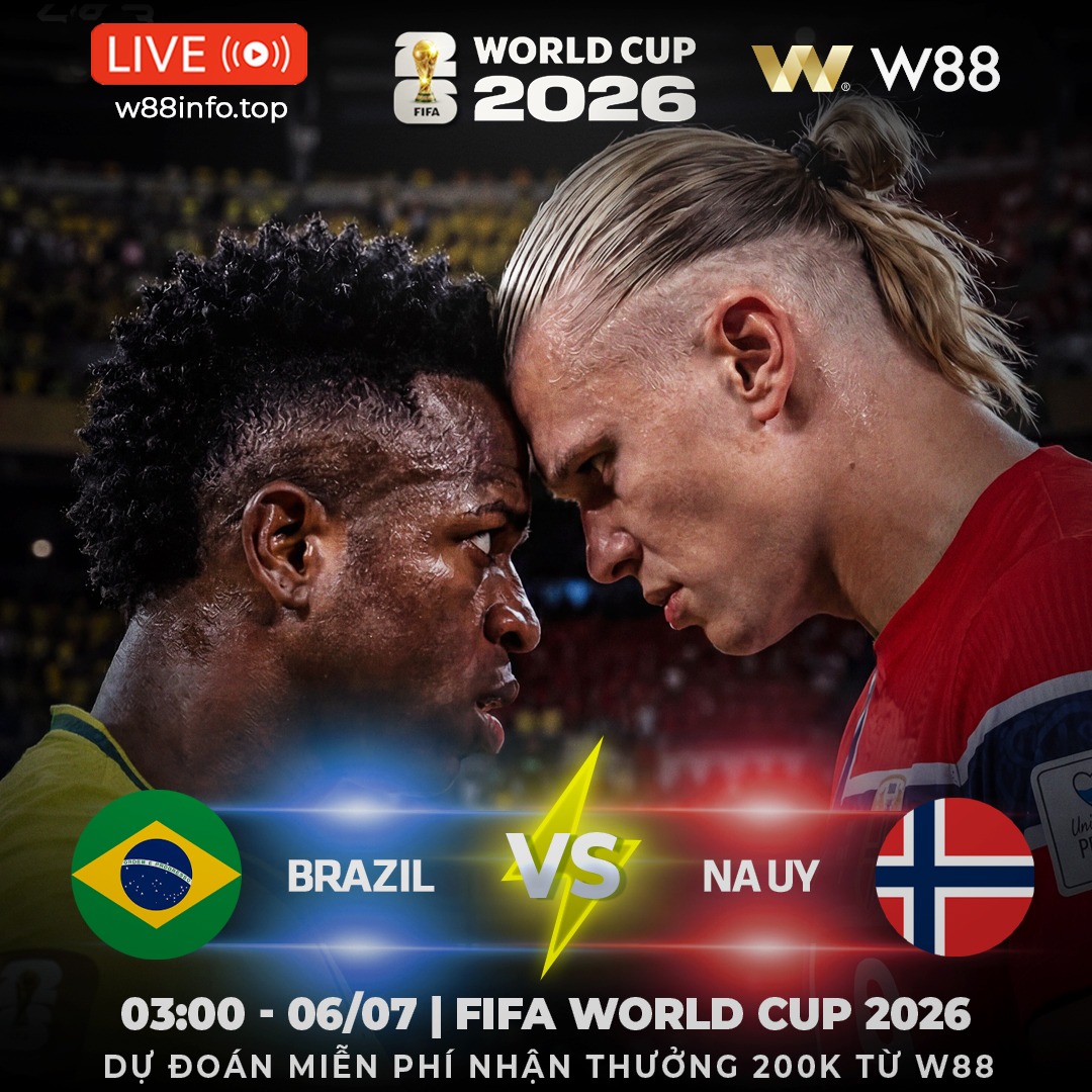 You are currently viewing [W88 – MINIGAME] BRAZIL – NA UY | NGÔI SAO ĐỐI ĐẦU