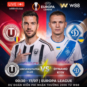 Read more about the article [W88 – MINIGAME] UNIVERSITATEA – DYNAMO KYIV | HÀNH TRÌNH BẮT ĐẦU