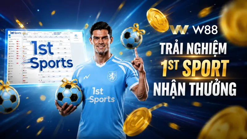 You are currently viewing TRẢI NGHIỆM 1st SPORT NHẬN THƯỞNG TỚI 390 VND