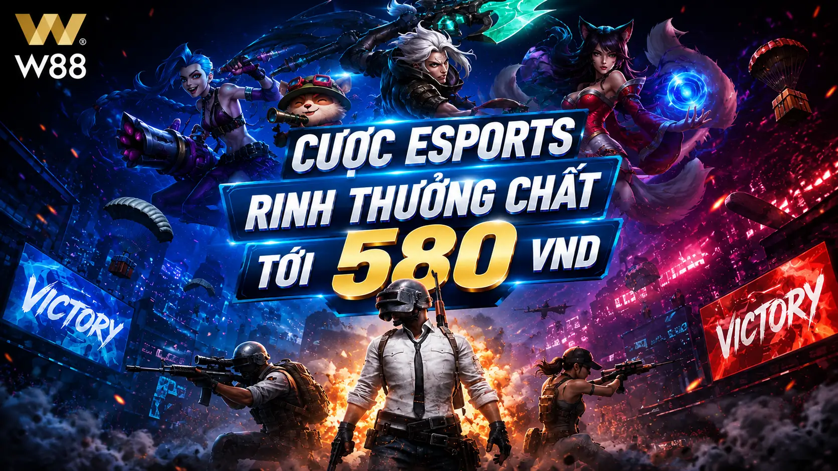 You are currently viewing CƯỢC ESPORTS RINH THƯỞNG CHẤT TỚI 580 VND