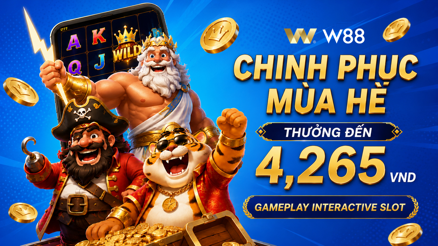 You are currently viewing CHINH PHỤC MÙA HÈ – CƯỢC VÀ NHẬN THƯỞNG ĐẾN 4,265 VND TẠI GAMEPLAY INTERACTIVE SLOT