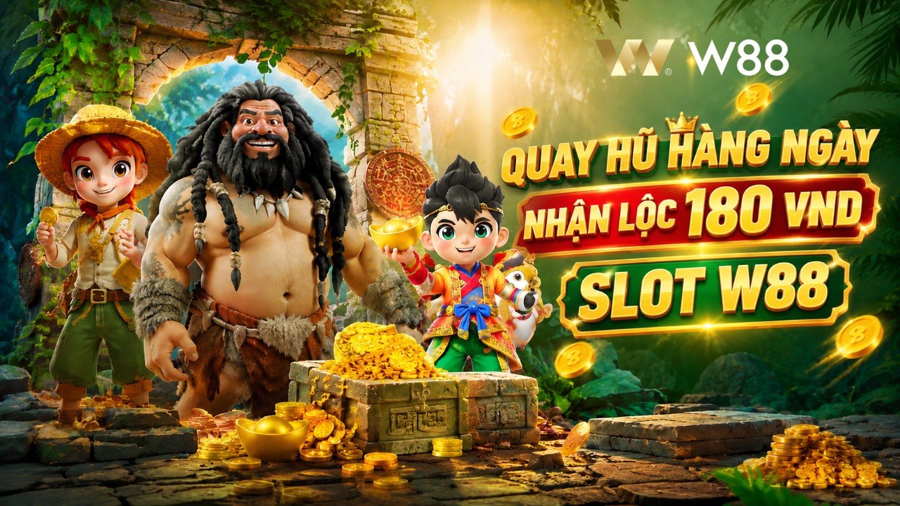 Read more about the article QUAY HŨ HÀNG NGÀY – NHẬN LÔC 180 VND CÙNG SLOT W88