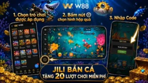Read more about the article BẮN CÁ JILI – TẶNG CODE 20 LƯỢT CHƠI MIỄN PHÍ