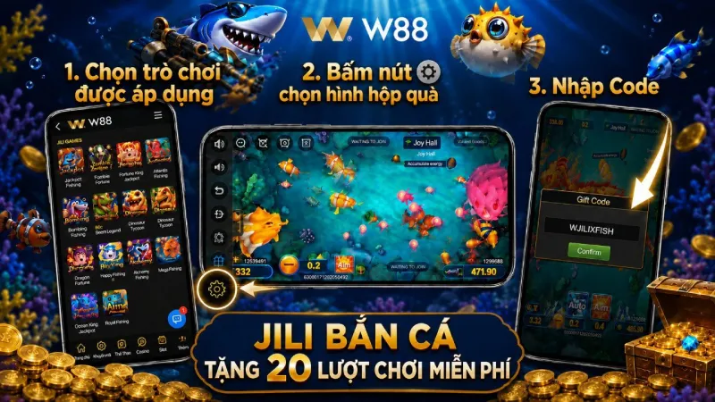 You are currently viewing BẮN CÁ JILI – TẶNG CODE 20 LƯỢT CHƠI MIỄN PHÍ