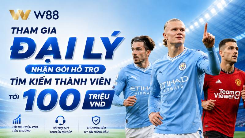 You are currently viewing MÙA GIẢI MỚI ĐẠI LÝ W88 – HỖ TRỢ ĐẾN 100 TRIỆU PHÁT TRIỂN THÀNH VIÊN