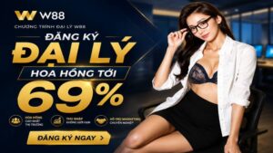 Read more about the article ĐẠI LÝ W88 – HOA HỒNG LÊN ĐẾN 69%, CHỈ TỪ 15 THÀNH VIÊN HOẠT ĐỘNG