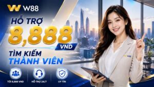 Read more about the article THAM GIA ĐẠI LÝ W88 – NHẬN NGAY HỖ TRỢ 8.888 VND TÌM KIẾM THÀNH VIÊN