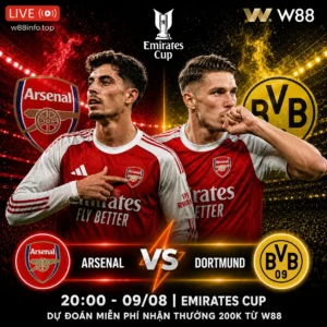 Read more about the article [W88 – MINIGAME] ARSENAL – DORTMUND | KHÔNG ĐƠN GIẢN