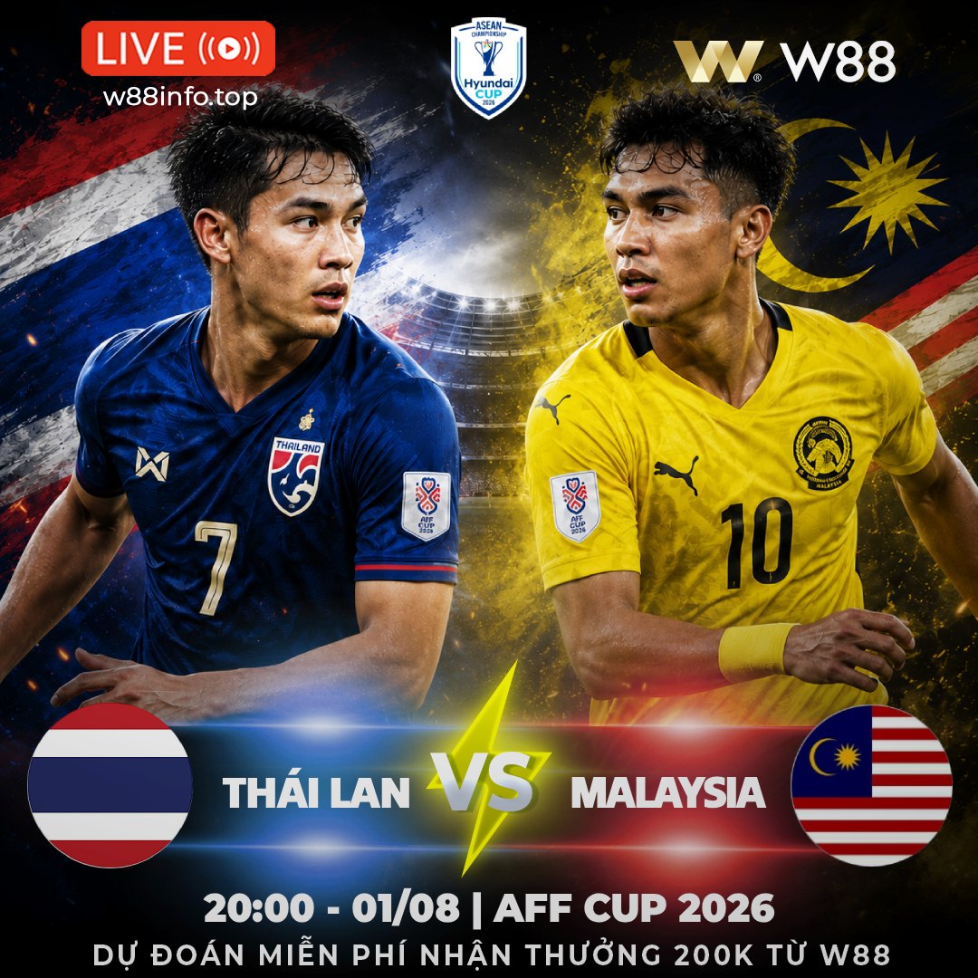 You are currently viewing [W88 – MINIGAME] THÁI LAN – MALAYSIA | CHIẾM LẤY NGÔI ĐẦU