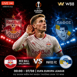 Read more about the article [W88 – MINIGAME] SALZBURG – PAFOS FC | VÔ SÂN CHỊU TRẬN