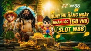 Read more about the article QUAY HŨ HÀNG NGÀY – NHẬN LÔC 168 VND CÙNG SLOT W88