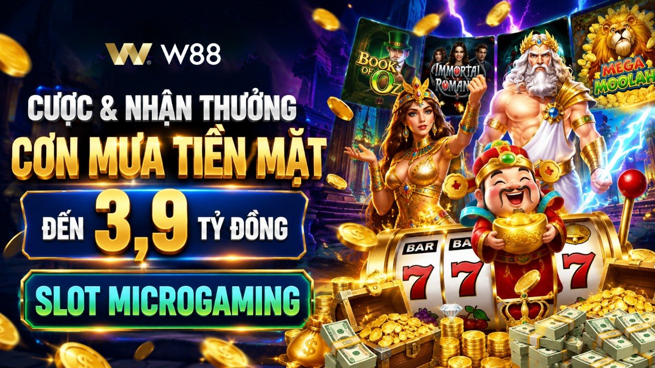 You are currently viewing CƯỢC & NHẬN CƠN MƯA TIỀN MẶT VỚI TỔNG THƯỞNG ĐẾN 3,9 TỶ ĐỒNG TẠI MICROGAMING SLOT
