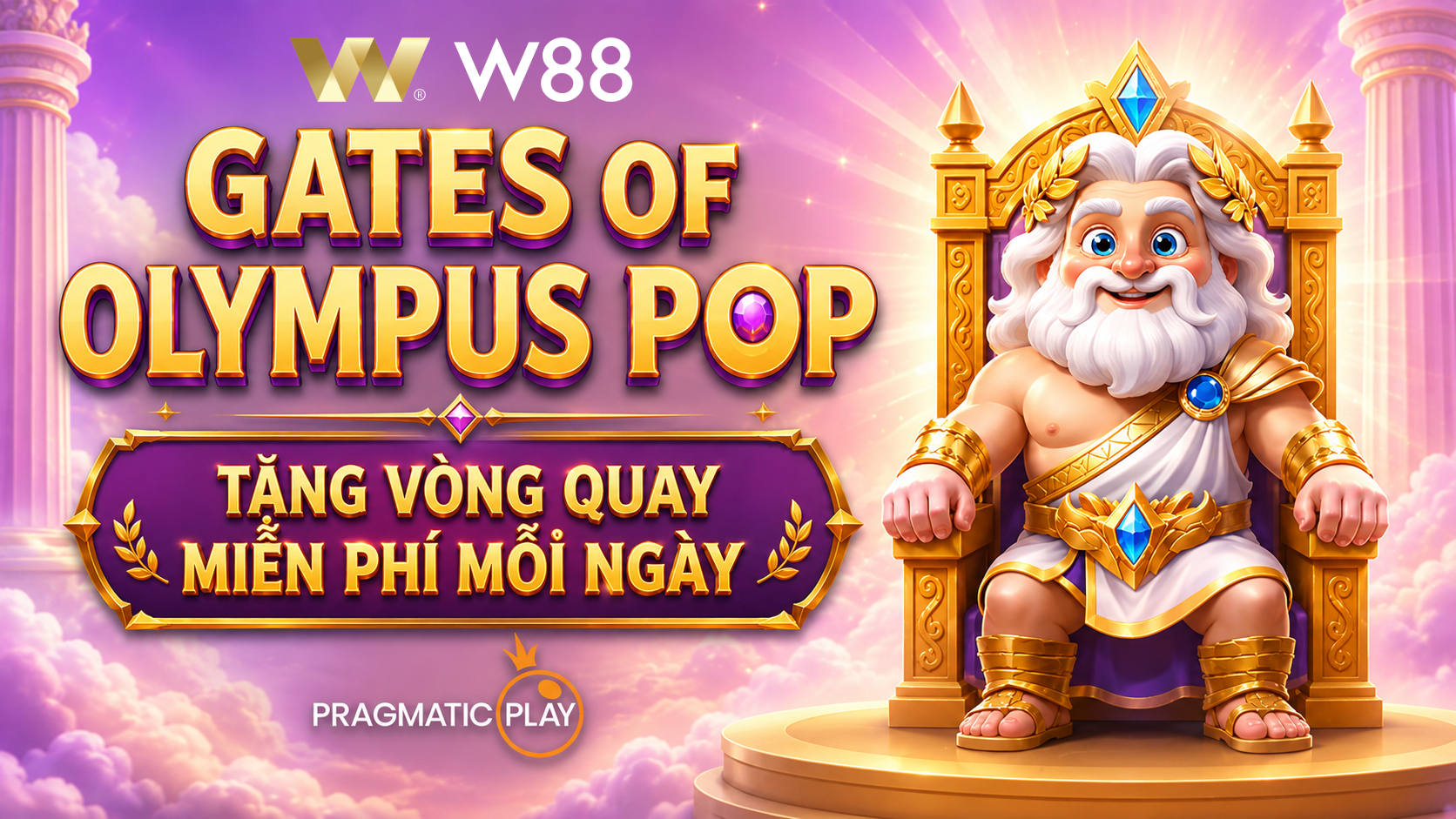 You are currently viewing CHƠI GATES OF OLYMPUS POP – NHẬN VÒNG QUAY MIỄN PHÍ MỖI NGÀY CÙNG PRAGMATICPLAY