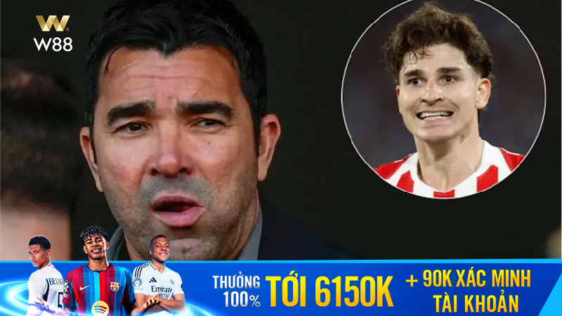 You are currently viewing DECO XÁC NHẬN: BARCA MUỐN JULIAN ALVAREZ NHƯNG ATLETICO NÓI KHÔNG