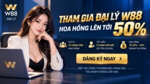 Read more about the article HƯỚNG DẪN ĐĂNG KÝ ĐẠI LÝ W88 HOA HỒNG TỚI 50%