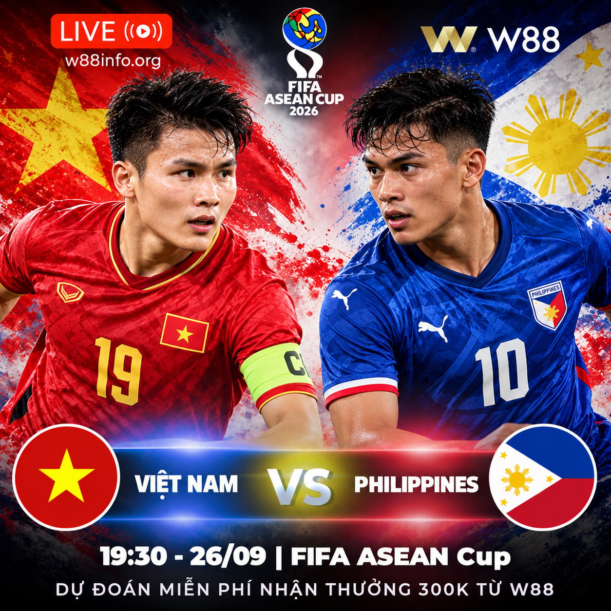 You are currently viewing [W88 – MINIGAME] VIỆT NAM – PHILIPPINES | ĐỐI THỦ KHÓ LƯỜNG