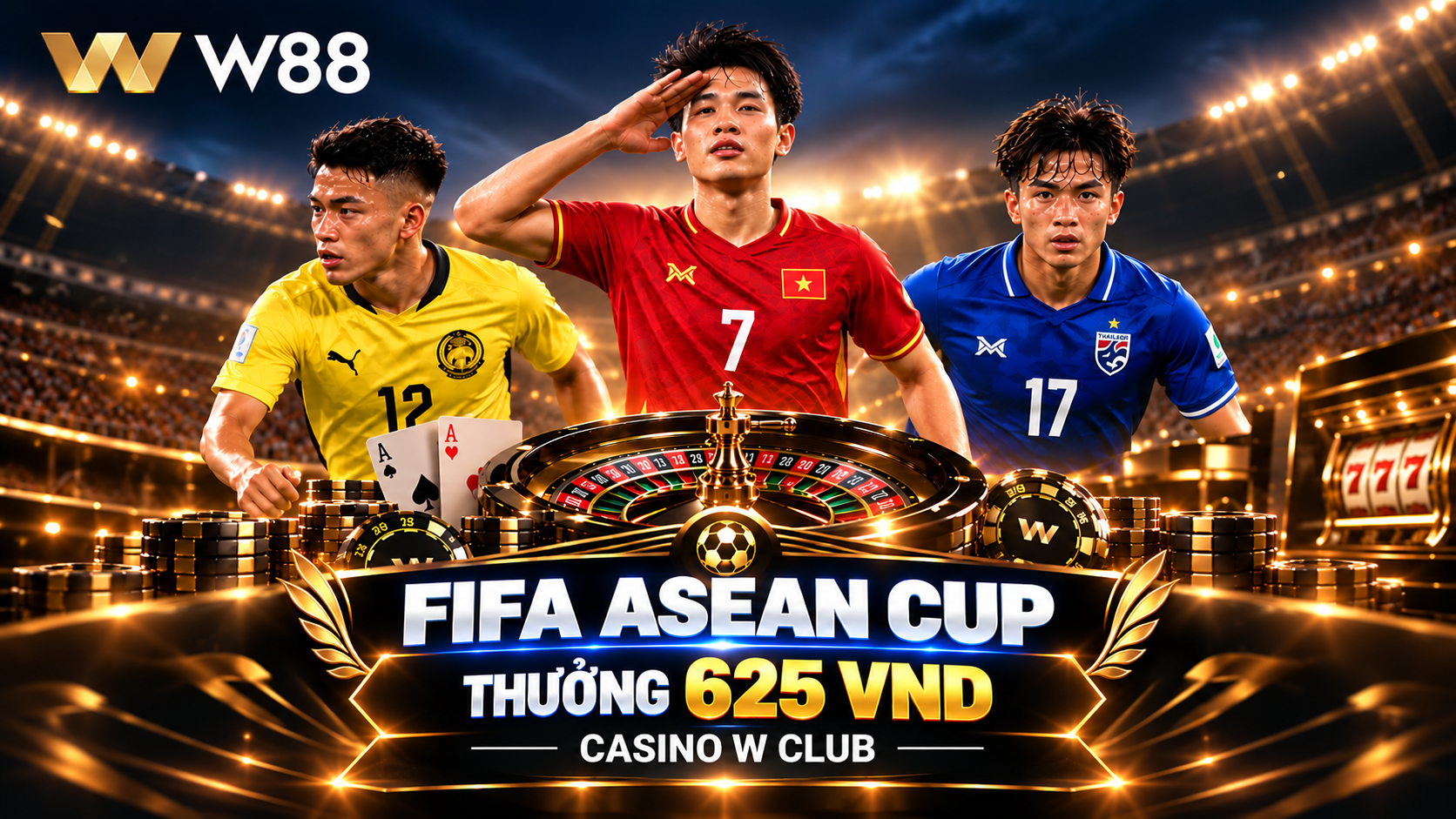 You are currently viewing CƯỢC FIFA ASEAN CUP 2026 – THƯỞNG TỚI 625 VND TẠI CASINO W CLUB