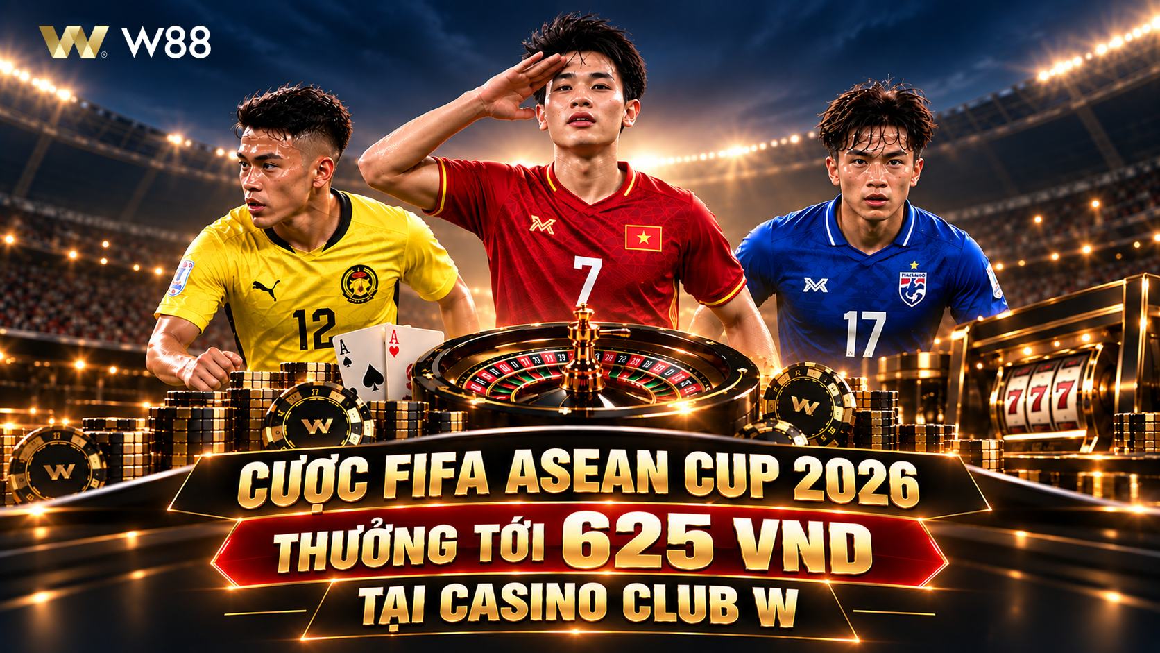 You are currently viewing CƯỢC FIFA ASEAN CUP 2026 – THƯỞNG TỚI 625 VND TẠI CASINO W CLUB