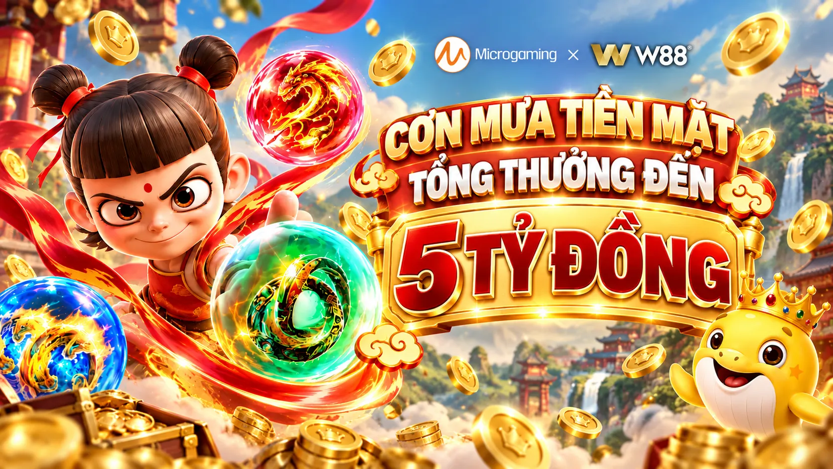 You are currently viewing CƠN MƯA TIỀN MẶT – TỔNG GIẢI THƯỞNG ĐẾN 5,2 TỶ ĐỒNG TẠI MICROGAMING SLOT