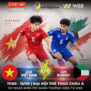 Read more about the article [W88 – MINIGAME] U23 VIỆT NAM – U23 KUWAIT | KHỞI ĐẦU CHO THAM VỌNG