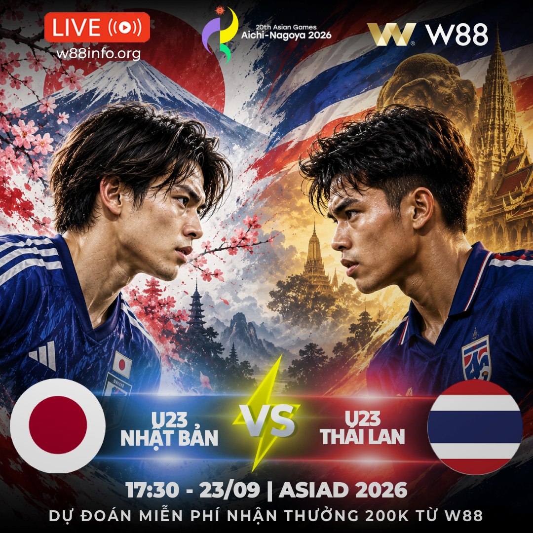 You are currently viewing [W88 – MINIGAME] U23 NHẬT BẢN – U23 THÁI LAN | CHIẾN THẮNG CHO CHỦ NHÀ