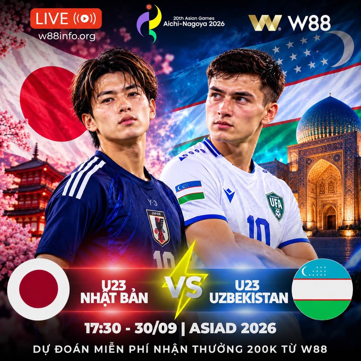 You are currently viewing [W88 – MINIGAME] U23 NHẬT BẢN – U23 UZBEKISTAN | ĐẠI CHIẾN TRANH TÀI